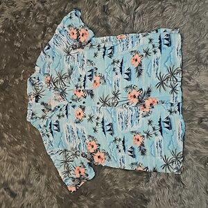 George mens sz 2XL short sleeve Hawaiian button down shirt! Very nice